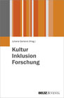 Buchcover Kultur - Inklusion - Forschung