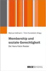 Buchcover Membership und soziale Gerechtigkeit