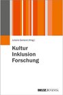 Buchcover Kultur - Inklusion - Forschung