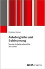 Buchcover Autobiografie und Behinderung