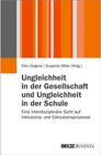 Buchcover Ungleichheit in der Gesellschaft und Ungleichheit in der Schule / Juventa Paperbacks