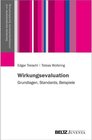 Buchcover Wirkungsevaluation / Standards standardisierter und nichtstandardisierter Sozialforschung