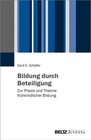 Buchcover Bildung durch Beteiligung