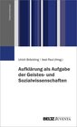 Buchcover Aufklärung als Aufgabe der Geistes- und Sozialwissenschaften / Interventionen