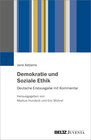 Buchcover Demokratie und Soziale Ethik