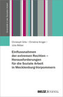 Buchcover Einflussnahmen der extremen Rechten – Herausforderungen für die Soziale Arbeit in Mecklenburg-Vorpommern
