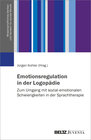 Buchcover Emotionsregulation in der Logopädie