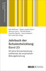 Buchcover Jahrbuch der Schulentwicklung. Band 23