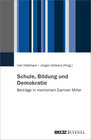 Buchcover Schule, Bildung und Demokratie