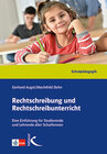 Buchcover Rechtschreibung und Rechtschreibunterricht