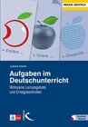 Buchcover Aufgaben im Deutschunterricht