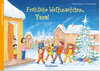 Buchcover Fröhliche Weihnachten, Yara! - Ein Poster-Adventskalender zum Vorlesen und Ausschneiden