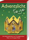 Buchcover Adventslicht - to go. Ein Adventskalender aus 24 vorgestanzten Teilen