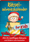 Buchcover Rätseladventskalender for Kids 3