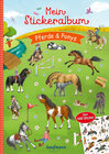 Buchcover Mein Stickeralbum Pferde & Ponys