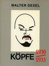 Buchcover Walter Dexel, Köpfe 1930-1933