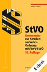 Buchcover StVO - Kommentar zur Straßenverkehrs-Ordnung mit VwV-StVO