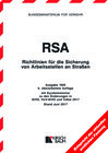 Buchcover RSA-Textausgabe - Richtlinien für die Sicherung von Arbeitsstellen an Straßen