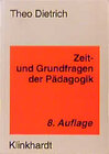 Buchcover Zeit- und Grundfragen der Pädagogik