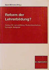 Buchcover Reform der Lehrerbildung?