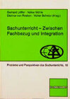 Buchcover Sachunterricht zwischen Fachbezug und Integration