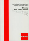 Buchcover Bildung von unten denken