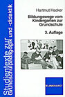Buchcover Bildungswege vom Kindergarten zur Grundschule