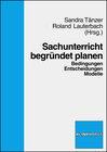 Buchcover Sachunterricht begründet planen