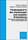 Buchcover Förderbedarf in der emotionalen und sozialen Entwicklung