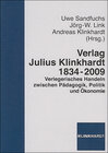 Buchcover Verlag Julius Klinkhardt 1834-2009