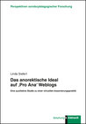 Buchcover Das anorektische Ideal auf 'Pro Ana' Weblogs