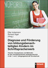 Buchcover Diagnose und Förderung von bildungsbenachteiligten Kindern im Schriftspracherwerb