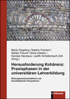 Buchcover Herausforderung Kohärenz: Praxisphasen in der universitären Lehrerbildung.