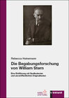 Buchcover Die Begabungsforschung von William Stern