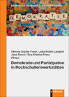 Buchcover Demokratie und Partizipation in Hochschullernwerkstätten