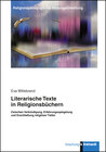 Buchcover Literarische Texte in Religionsbüchern