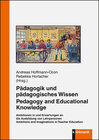 Buchcover Pädagogik und pädagogisches Wissen. Pedagogy and Educational Knowledge