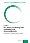 Buchcover Das Konzept Lebensqualität in der Heil- und Sonderpädagogik
