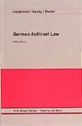 Buchcover German Antitrust Law /Das Recht gegen Wettbewerbsbeschränkungen (Kartellgesetz)
