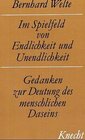 Buchcover Im Spielfeld von Endlichkeit und Unendlichkeit