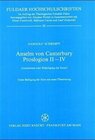 Buchcover Anselm von Canterbury, Proslogion II-IV