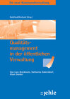 Buchcover Qualitätsmanagement in der öffentlichen Verwaltung