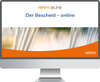 Buchcover Der Bescheid online