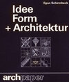 Buchcover Idee + Form + Architektur