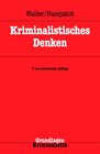 Buchcover Kriminalistisches Denken