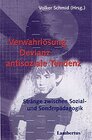 Buchcover Verwahrlosung - Devianz - antisoziale Tendenz