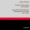 Buchcover Deutscher Caritasverband und Sozialstaat