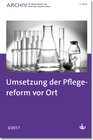 Buchcover Umsetzung der Pflegereform vor Ort