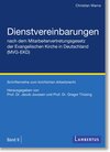 Buchcover Dienstvereinbarungen nach dem Mitarbeitervertretungsgesetz der Evangelischen Kirche in Deutschland (MVG-EKD)