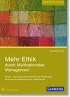 Buchcover Mehr Ethik durch Multirationales Management